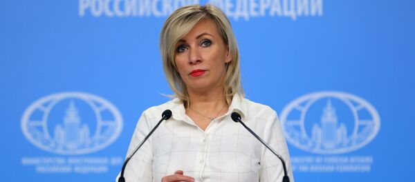 Портпаролка Министарства спољних послова Русије Марија Захарова Портпаролка Министарства спољних послова Русије Марија Захарова - Sputnik Србија