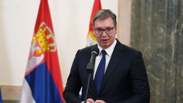 Predsednik  Srbije Aleksandar Vučić - Sputnik Srbija
