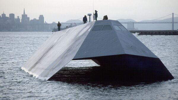 Nevidljivi brod „Morska senka“ američke mornarice - Sputnik Srbija