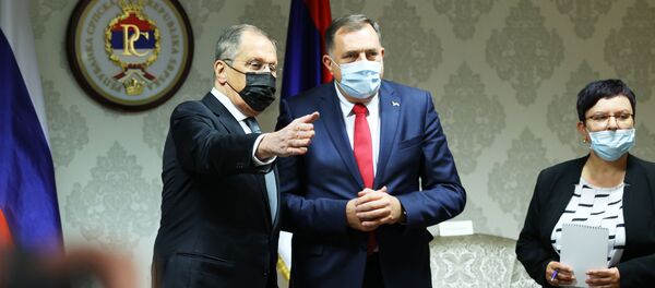 Сусрет Милорада Додика и Сергеја Лаврова Сусрет Милорада Додика и Сергеја Лаврова - Sputnik Србија