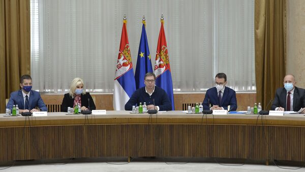 Sastanak sa predstavnicima Srba sa KiM - Sputnik Srbija