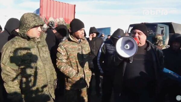 Становници јерменског Сјуника током протеста - Sputnik Србија