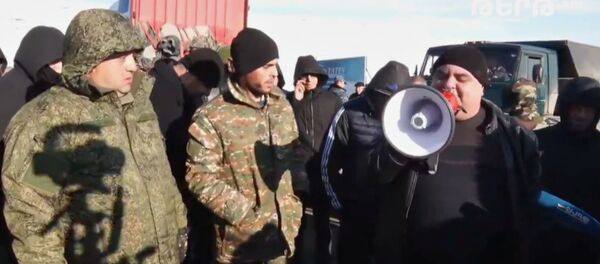 Становници јерменског Сјуника током протеста - Sputnik Србија