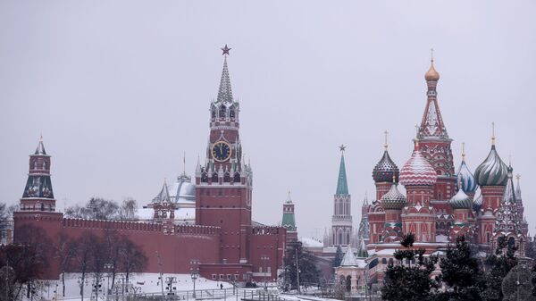 Поглед на московски Кремљ и Спаску кулу - Sputnik Србија