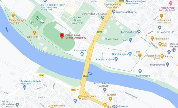 Стадион у Краљеву добио име по Скендербегу: Провокација или грешка на „Гугл мапама“ - Sputnik Србија