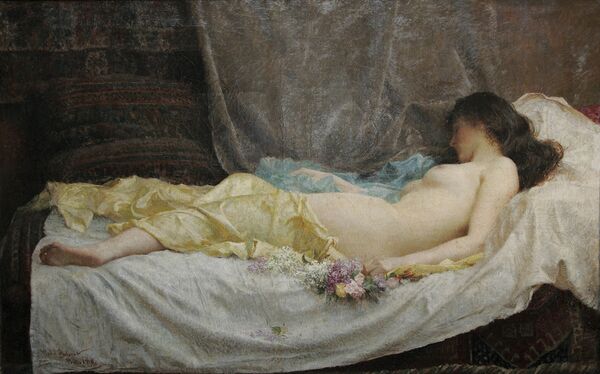 Сликао и куртизане и владаре: Дела непролазне лепоте Влаха Буковца у Галерији САНУ Сликао и куртизане и владаре: Дела непролазне лепоте Влаха Буковца у Галерији САНУ - Sputnik Србија