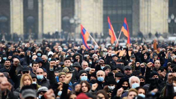 Митинг присталица јерменске опозиције у Јеревану - Sputnik Србија