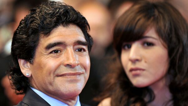Dijego Maradona i Đanina Maradona - Sputnik Srbija