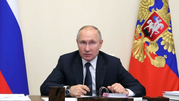 Putin dao ocenu: Vlada dosta dobro prošla tešku godinu - Sputnik Srbija