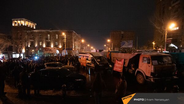Protesti u Jerevanu, 25. decembar  - Sputnik Srbija