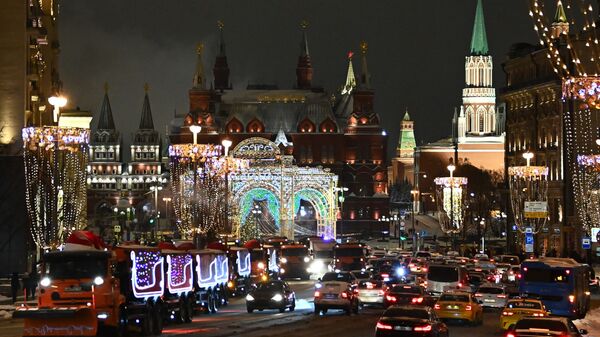 Moskva u novogodišnjem ruhu - Sputnik Srbija