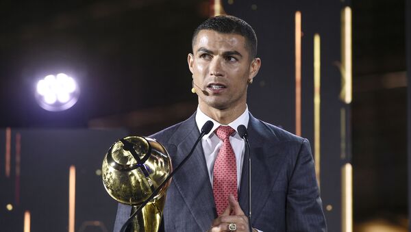 Кристијано Роналдо на пријему награде за фудбалера века - Sputnik Србија
