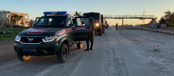 Patrola ruske vojne policije u sirijskoj provinciji Idlib - Sputnik Srbija