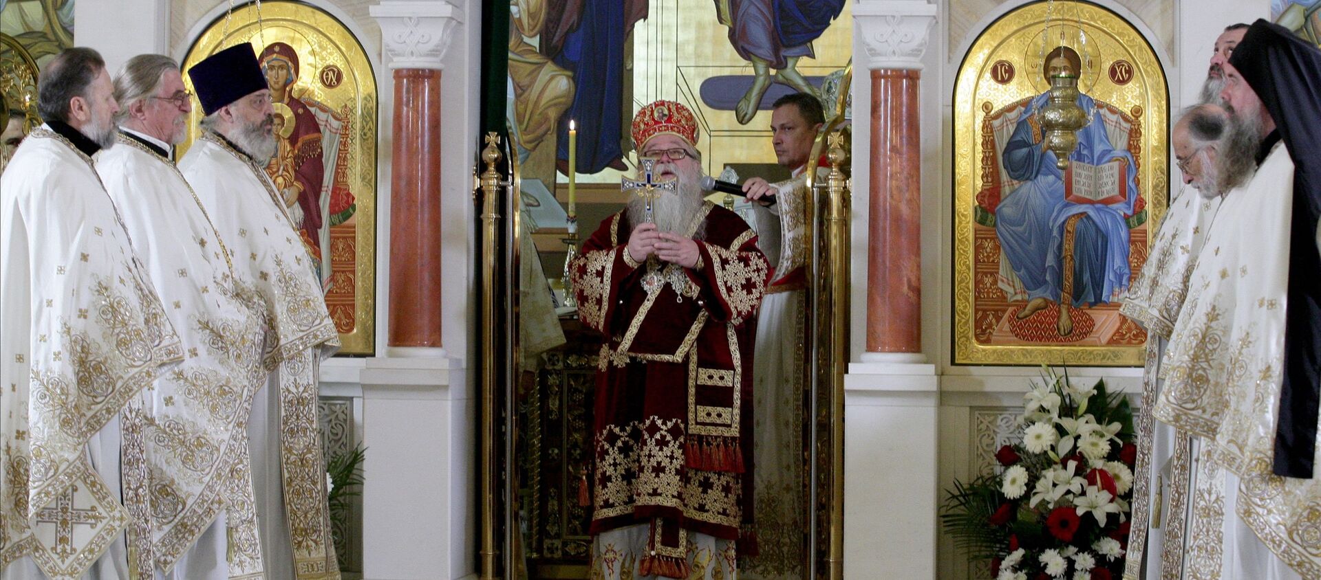 Помен патријарху Иринеју у Храму Светог Саве - Sputnik Србија, 1920, 29.12.2020