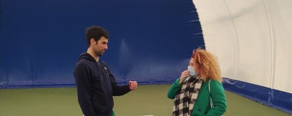 Новак Ђоковић и Францускиња - Sputnik Србија