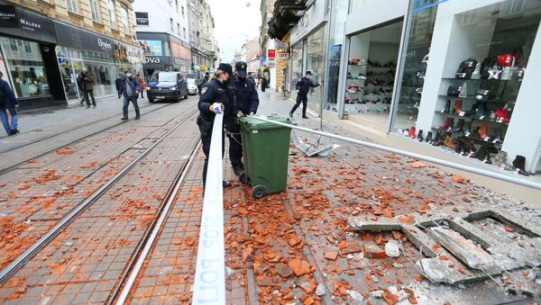 Загреб после земљотреса - Sputnik Србија