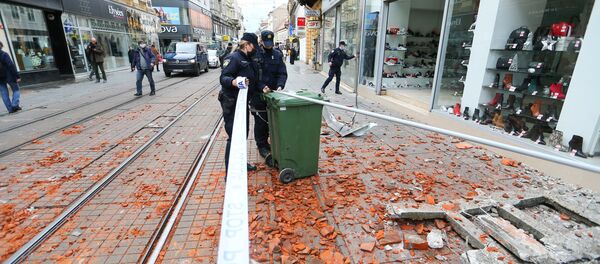 Загреб после земљотреса - Sputnik Србија