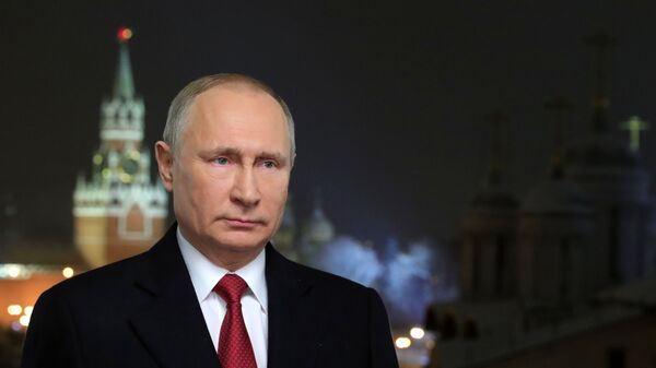 Novogodišnje obraćanje predsednika Rusije Vladimira Putina - Sputnik Srbija