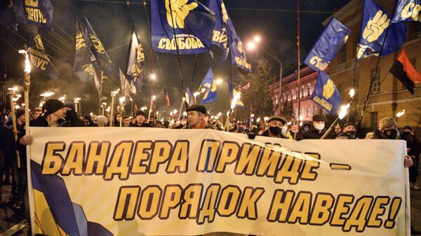 Kijev: Ponovo šetnja u čast Bandere, ideologa ukrajinskog nacionalizma - Sputnik Srbija
