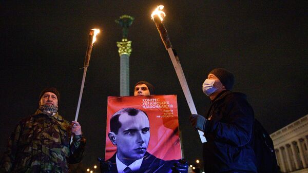 Nacionalisti organizovali šetnju u čast Bandere - Sputnik Srbija