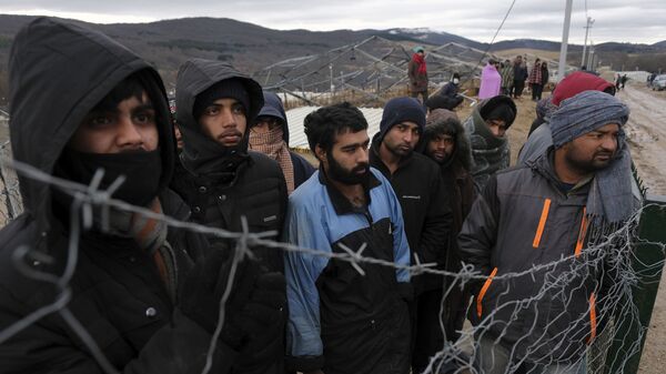 Migranti u Bihaću - Sputnik Srbija