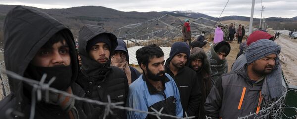 Migranti u Bihaću - Sputnik Srbija