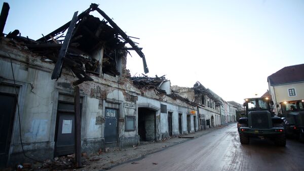 Петриња после земљотреса - Sputnik Србија