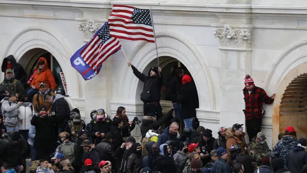 Protest u Vašingtonu i upad u Kongres - Sputnik Srbija