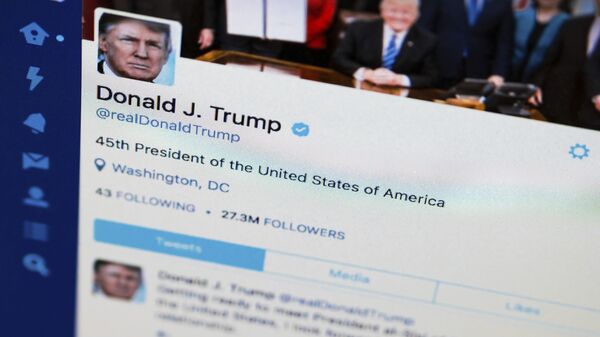 Tviter profil predsednika Donalda Trampa - Sputnik Srbija