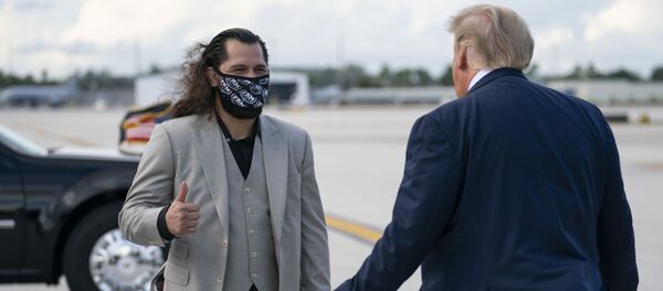 ММА борац Хорхе Масвидал и Доналд Трамп - Sputnik Србија