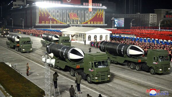 Војна парада у Северној Кореји - Sputnik Србија