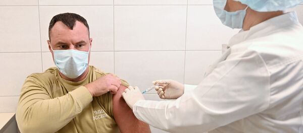 Vakcinacija protiv virusa korona vojnika Južnog vojnog okruga u bolnici u Rostovu na Donu Vakcinacija protiv virusa korona vojnika Južnog vojnog okruga u bolnici u Rostovu na Donu - Sputnik Srbija