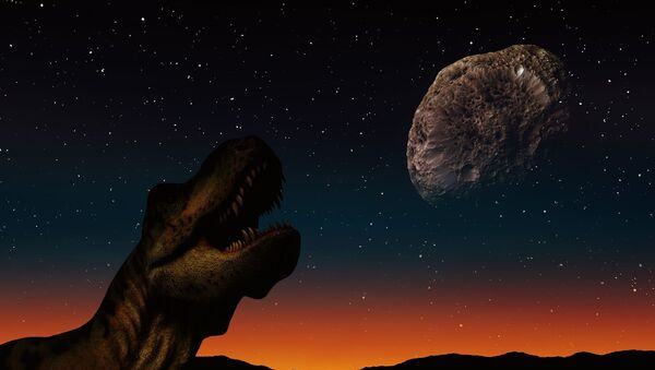 Dinosaurus i asteroid - Sputnik Srbija