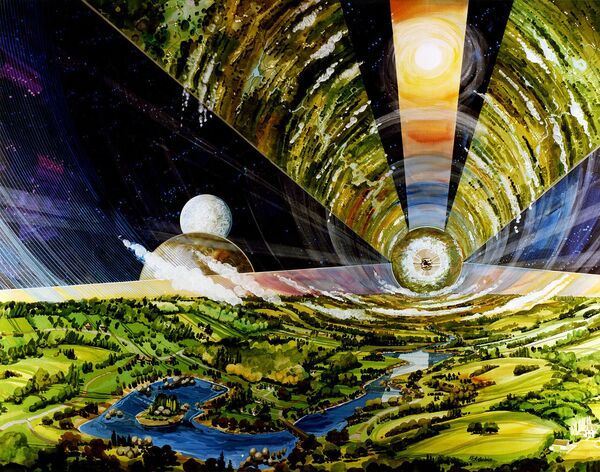 Nećemo na Mars: Lebdeći disk sa cilindrima za 50.000 ljudi budućnost selidbe u svemir /video, foto/ Nećemo na Mars: Lebdeći disk sa cilindrima za 50.000 ljudi budućnost selidbe u svemir /video, foto/ - Sputnik Srbija