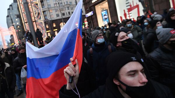 Протести у Москви - Sputnik Србија