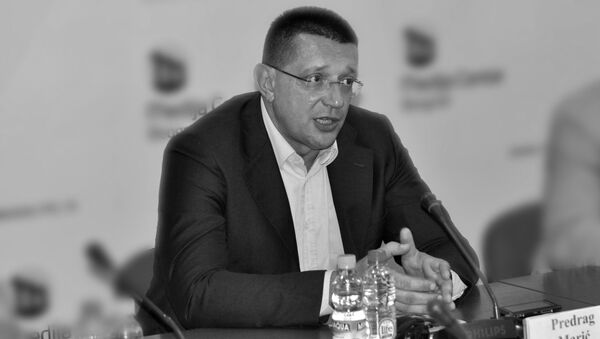 Pomoćnik ministra i načelnik Sektora za vanredne situacije Predrag Marić - Sputnik Srbija