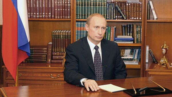 Vladimir Putin 2003. godine - Sputnik Srbija