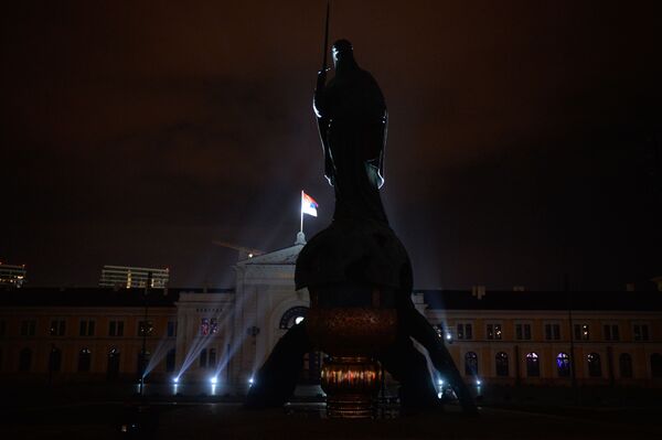 Вучић: Споменик Стефану Немањи велики, тежак и прелеп, као и Србија /фото/ - Sputnik Србија