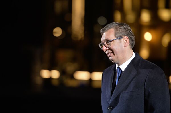 Вучић: Споменик Стефану Немањи велики, тежак и прелеп, као и Србија /фото/ - Sputnik Србија