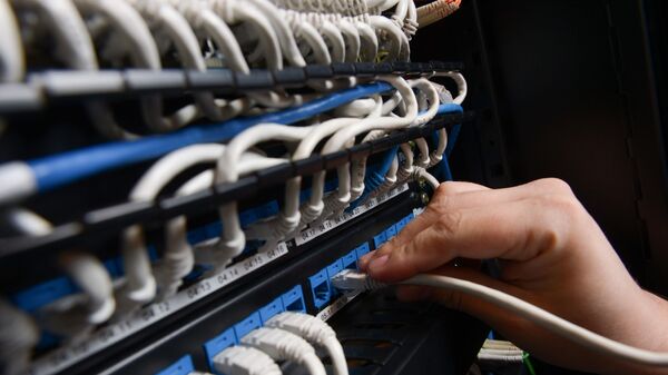 Mreža kablova internet servera - Sputnik Srbija
