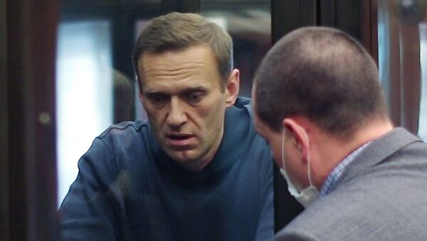 Aleksej Navaljni u sudu - Sputnik Srbija