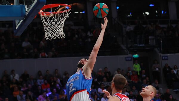 Srpski košarkaš Dušan Ristić tokom Ol-star utakmice VTB lige - Sputnik Srbija