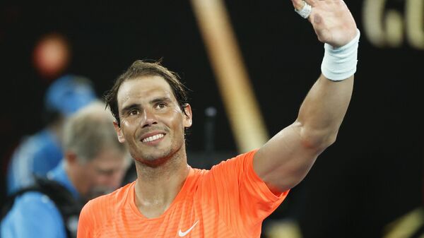 Španski teniser Rafael Nadal, Australijan open 2021. - Sputnik Srbija