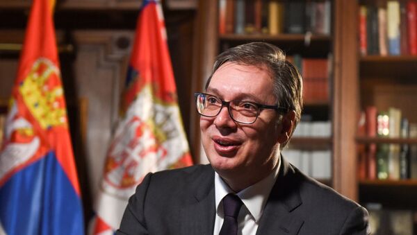 Predsednik Srbije Aleksandar Vučić - Sputnik Srbija