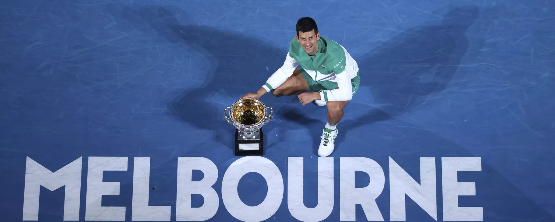 Novak Đoković nakon osvajanja Australijan opena 2021. - Sputnik Srbija, 1920, 08.10.2021