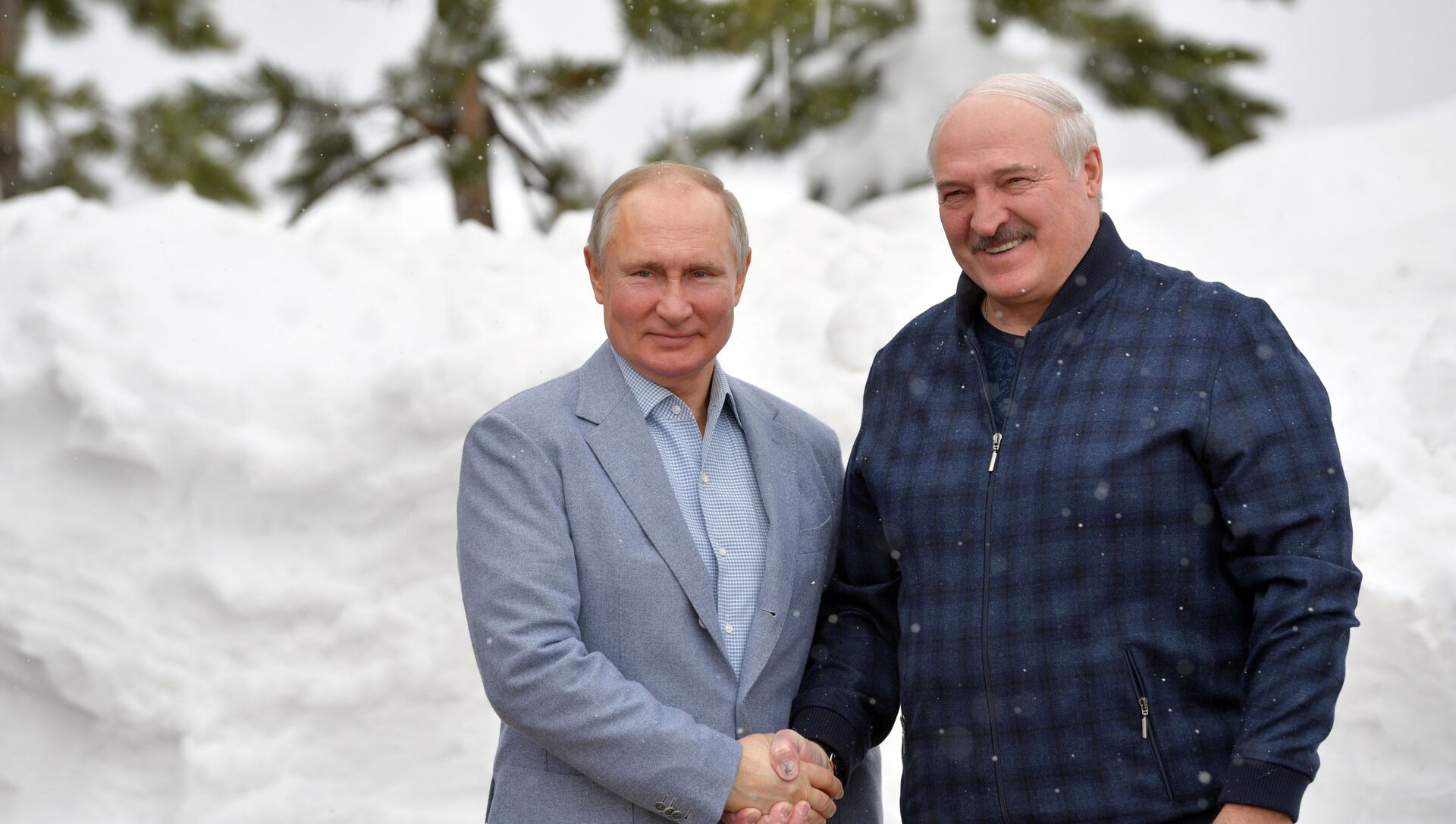 Владимир Путин и Александар Лукашенко - Sputnik Србија, 1920, 23.02.2021