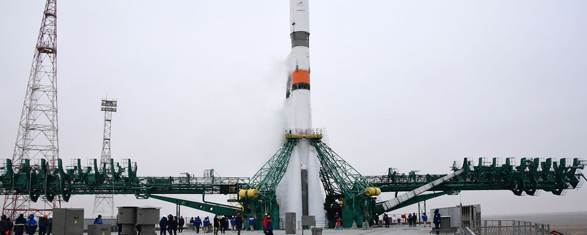 Priprema za lansiranje rakete-nosača Sojuz 2.1a sa kosmodroma Bajkonur - Sputnik Srbija, 1920, 19.03.2022