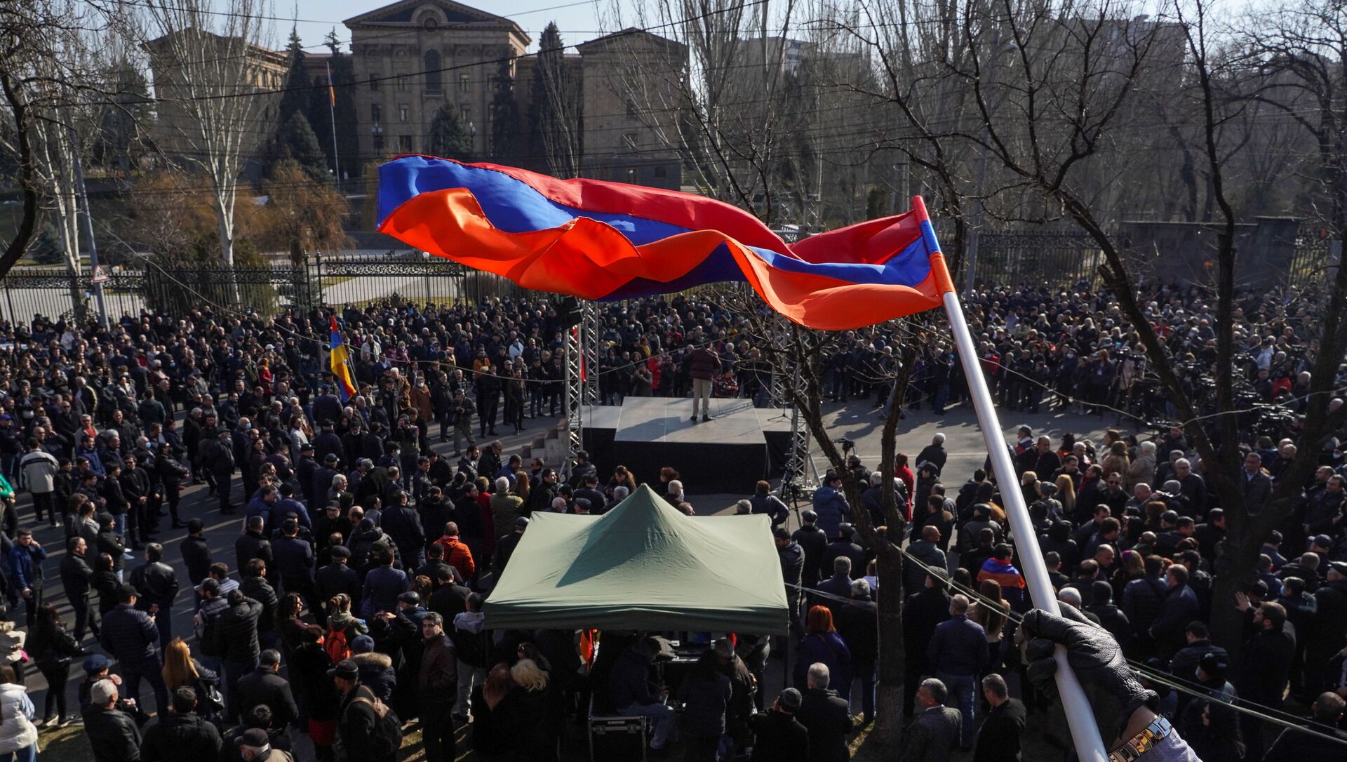 Протест присталица јерменске опозиције у Јеревану - Sputnik Србија, 1920, 28.02.2021