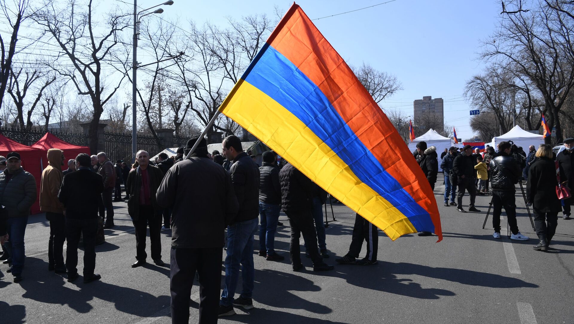 Протест присталица јерменске опозиције у Јеревану - Sputnik Србија, 1920, 01.03.2021