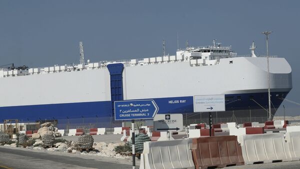 Израелски теретни брод оштећен у Оманском заливу - Sputnik Србија